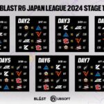 BLAST R6 JAPAN LEAGUE 2024 STAGE1 DAY1