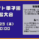 ユナイト甲子園 プラクティスカップ