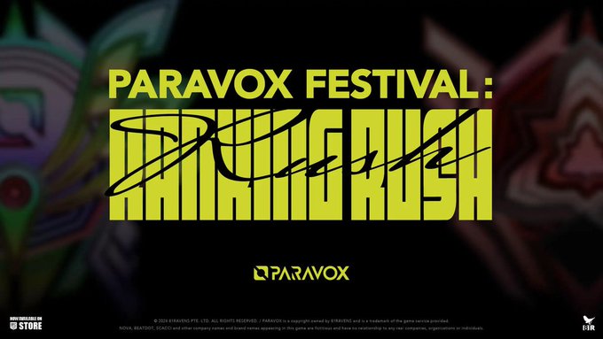 PARAVOX FESTIVAL: RANKING RUSH 6月1日21時～