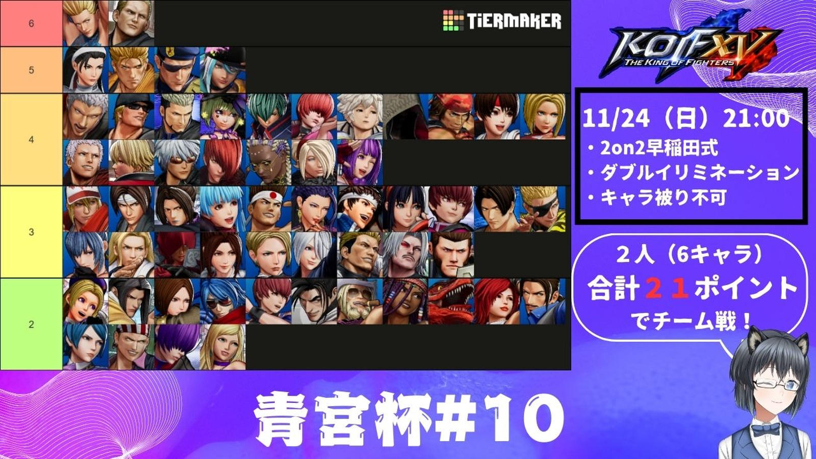 【KOF15】青宮杯#10