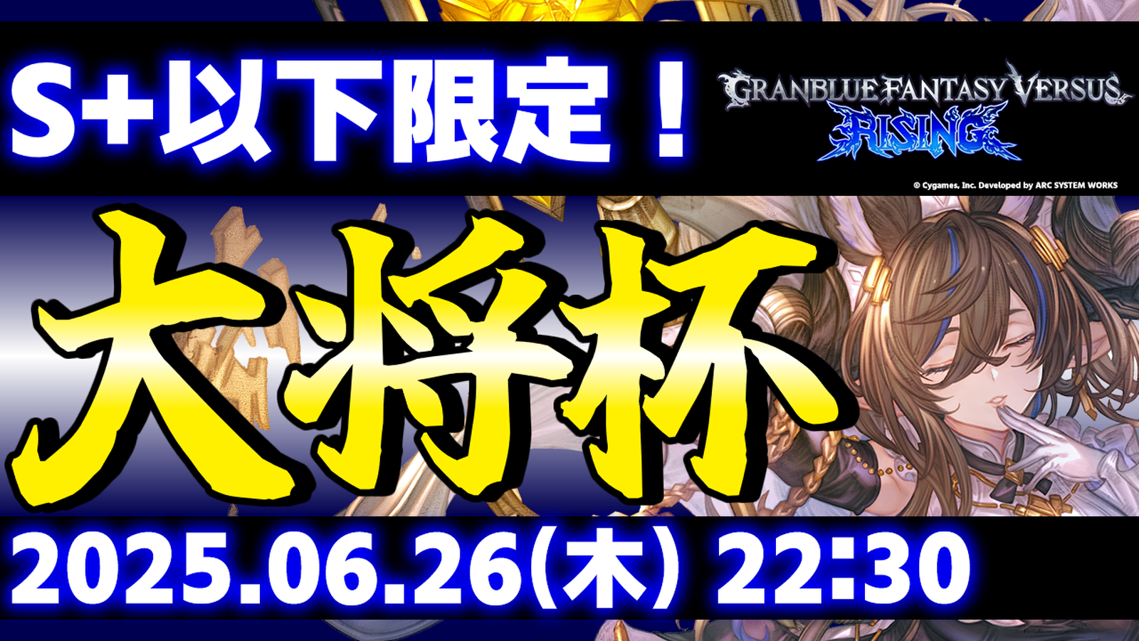 【S+以下限定】第33回 大将杯 GBVSR部門