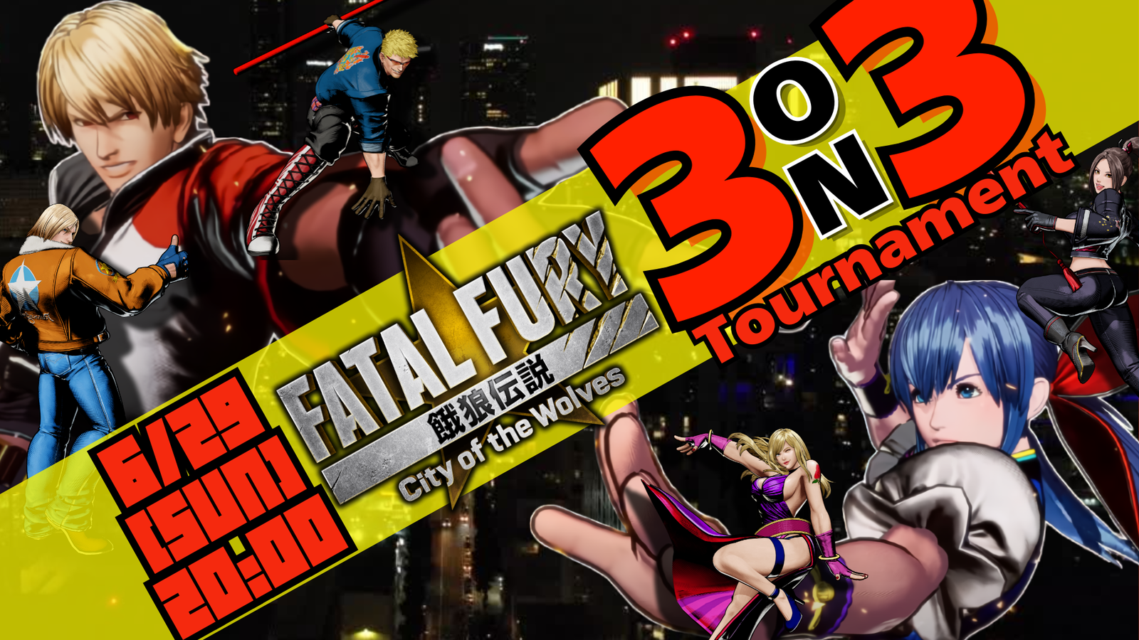 【餓狼伝説COTW】3on3トーナメント【FATAL FURY】