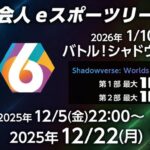 A6L s6 Shadowverse: Worlds Beyond 部門