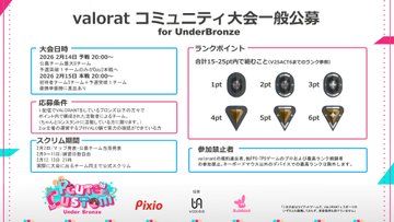 PcuteCustom  for UnderBronze｜eスポーツ大会 イベント情報 ゲーム大会